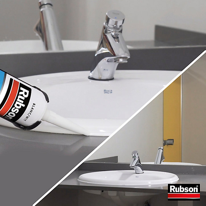 Mastic Rubson SA2 Sanitaire Tous supports blanc cartouche 280ml