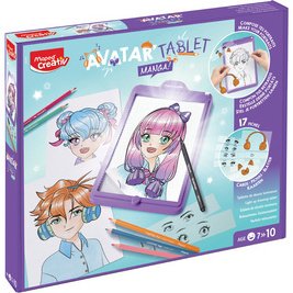 Creativ Tablette lumineuse à dessiner AVATAR MANGA