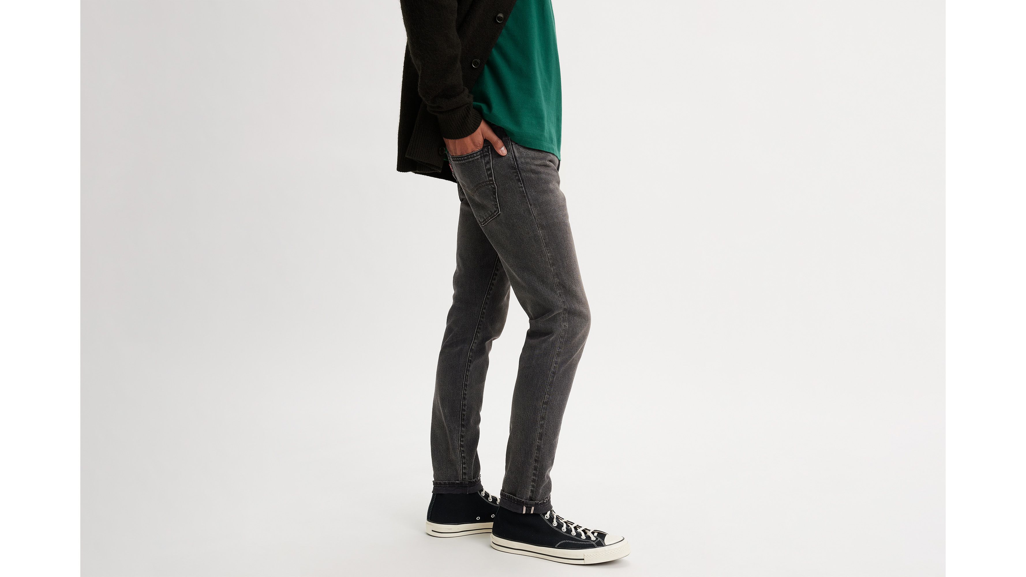 Jean 512™ slim fuselé lisière selvedge - Up And Coming Selvedge - Noir