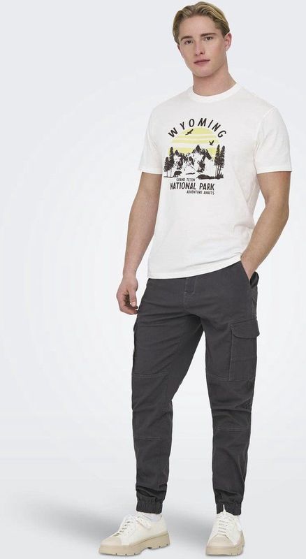 Only & Sons - Onscarter Life Cargo Cuff 0013 Pant Noos - Heren - Broeken