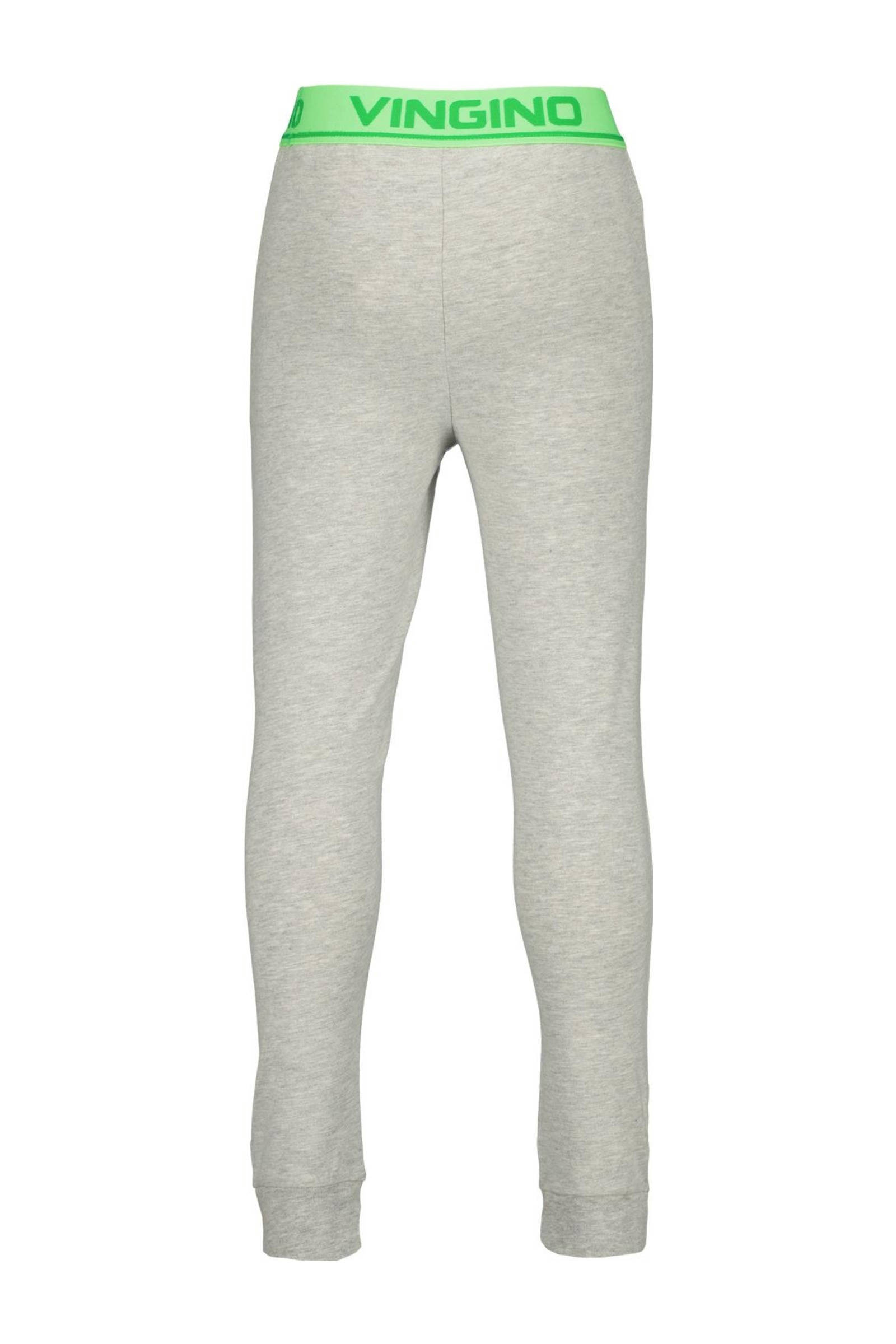 Vingino pyjama WARD zwart/grijs melange