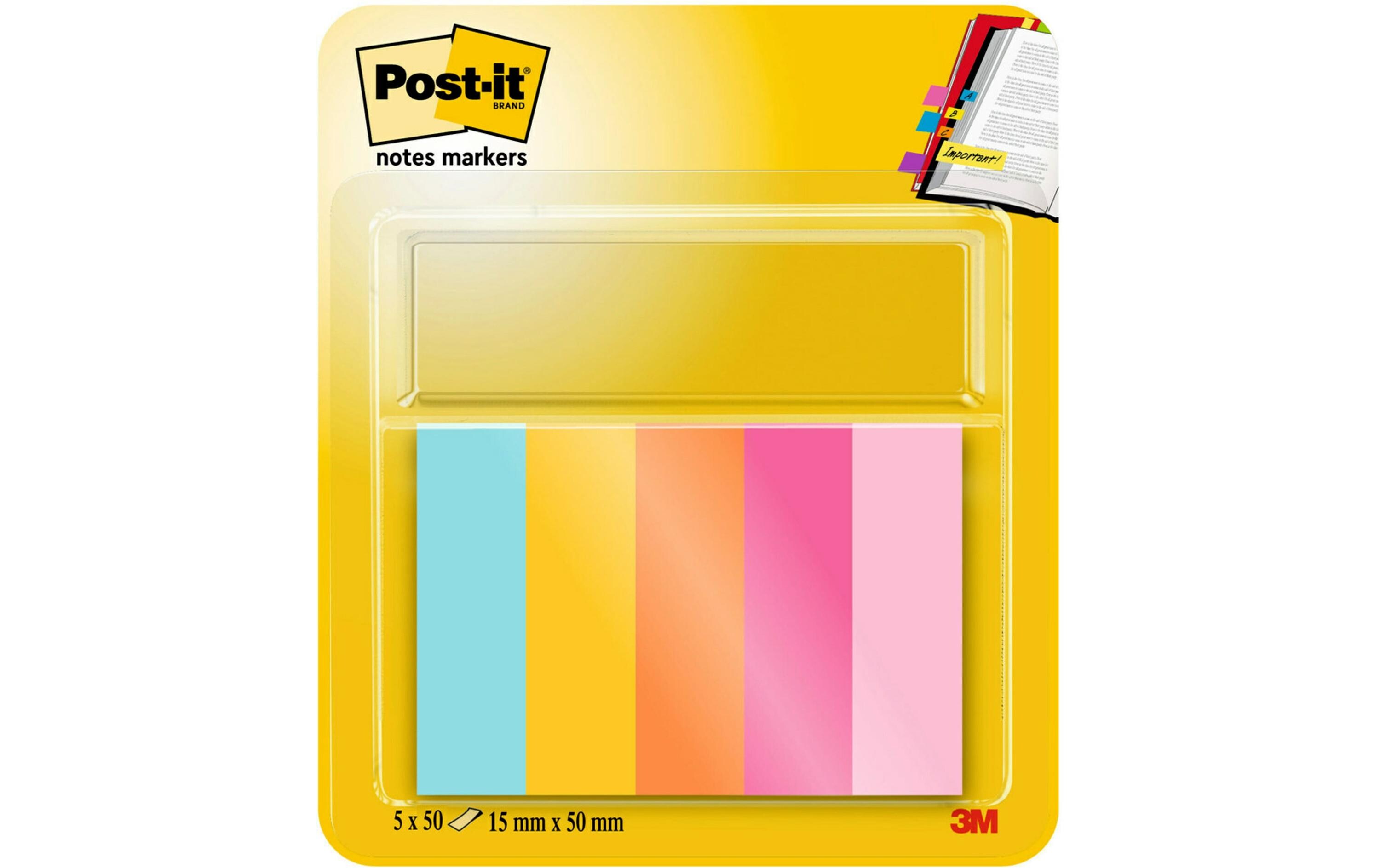 Notizzettel Beachside Collection, 15 x 50 mmPost-it Notes je 50 Blätter