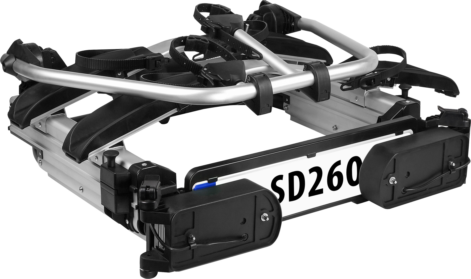 EUFAB SD 260 Flügeltür-Kupplungsträger Fahrradträger für 2 Fahrräder