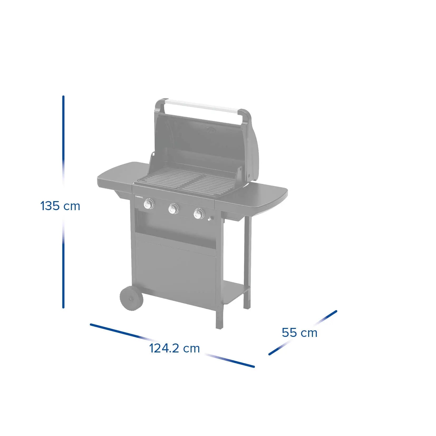 Compact 3 L Gasgrill