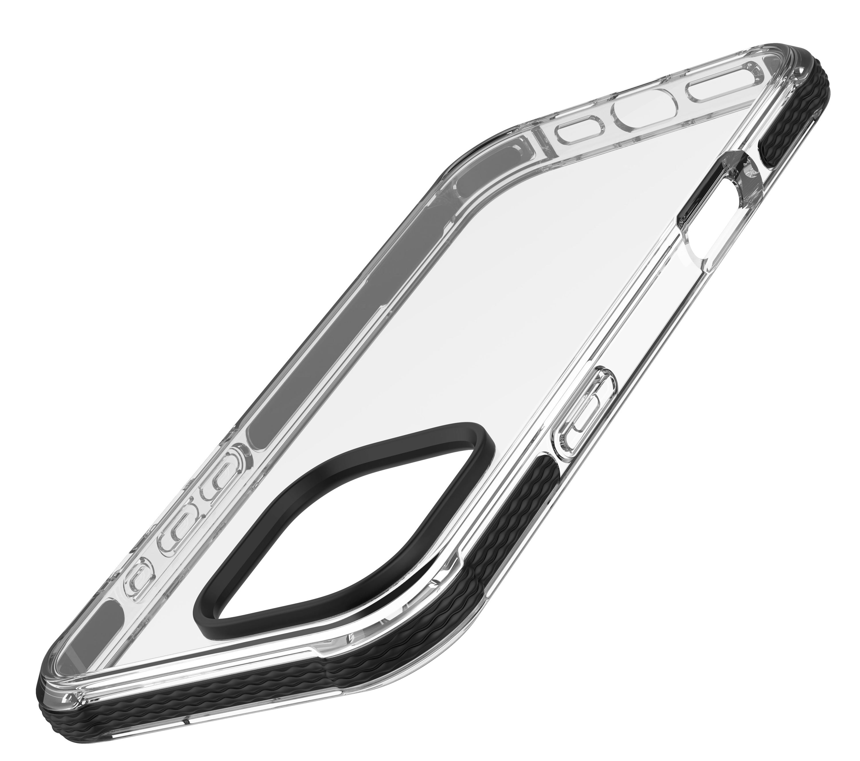 iPhone 16 Pro Max Schutzhülle Tetra Force Strong aus Recycelten Materialien (TETRACIPH16PRMT) - Transparent