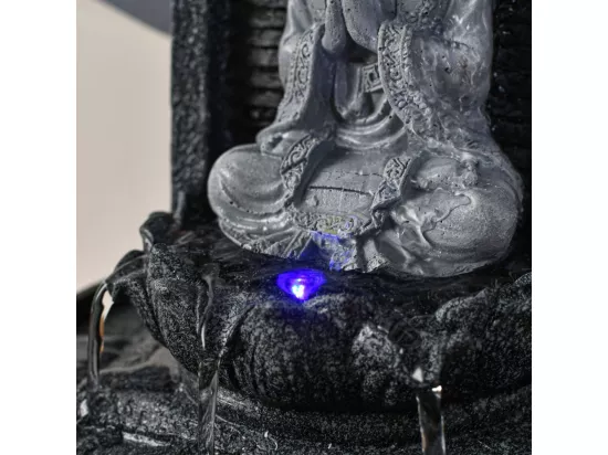 Fontaine Bouddha en méditation Nirvana