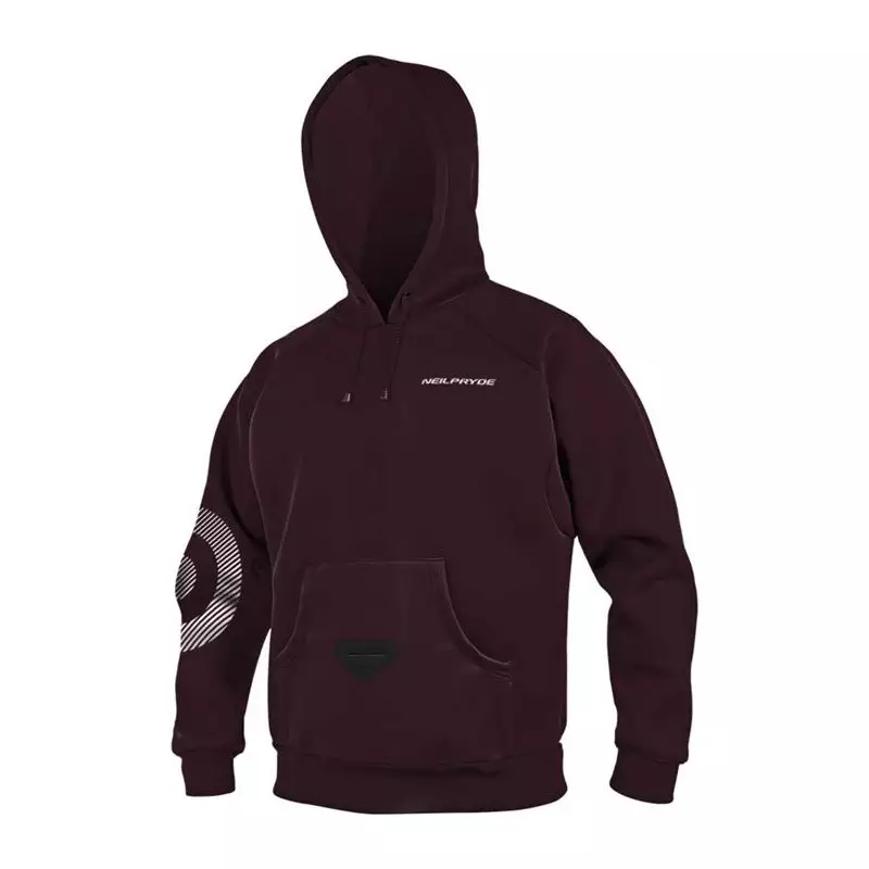 Sweat néoprène NEILPRYDE Neo Hoodie Maroon/Silver Print