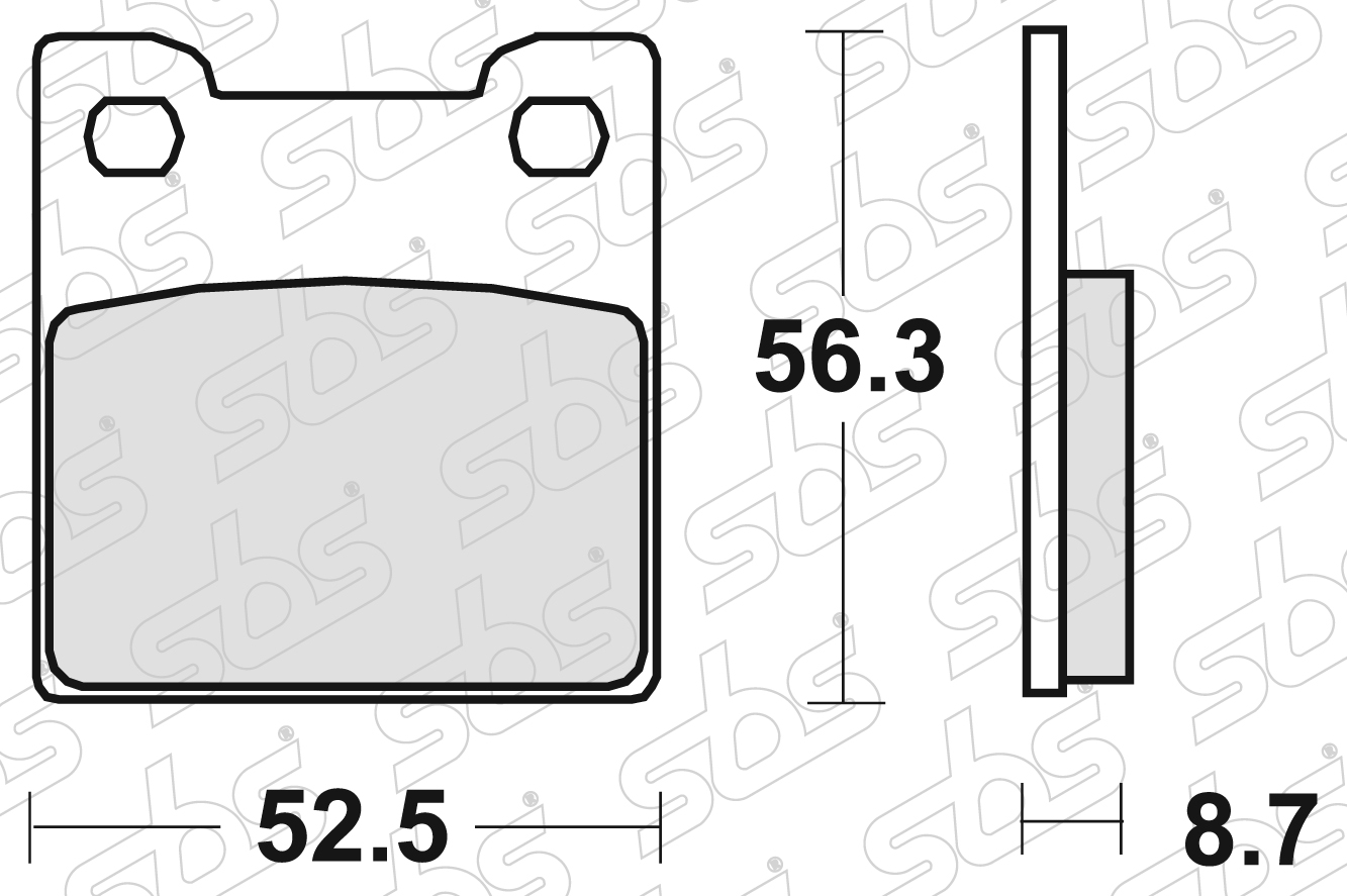 SBS - Plaquettes de frein 701 LS