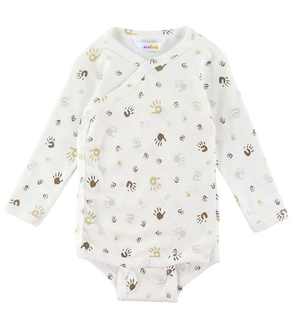 Joha Wickelbody L/æ - Off White m. Print