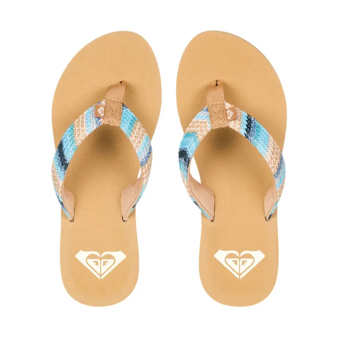 Roxy Porto Raffia II Teenslippers Dames