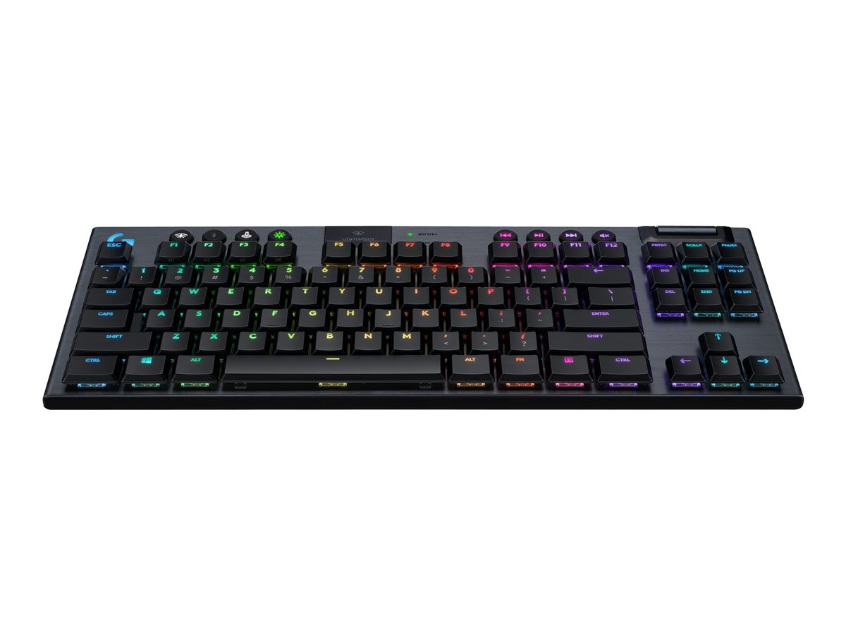 Logitech - G915 TKL Clicky trådløst, mekanisk Gamingtastatur - Nordisk Layout