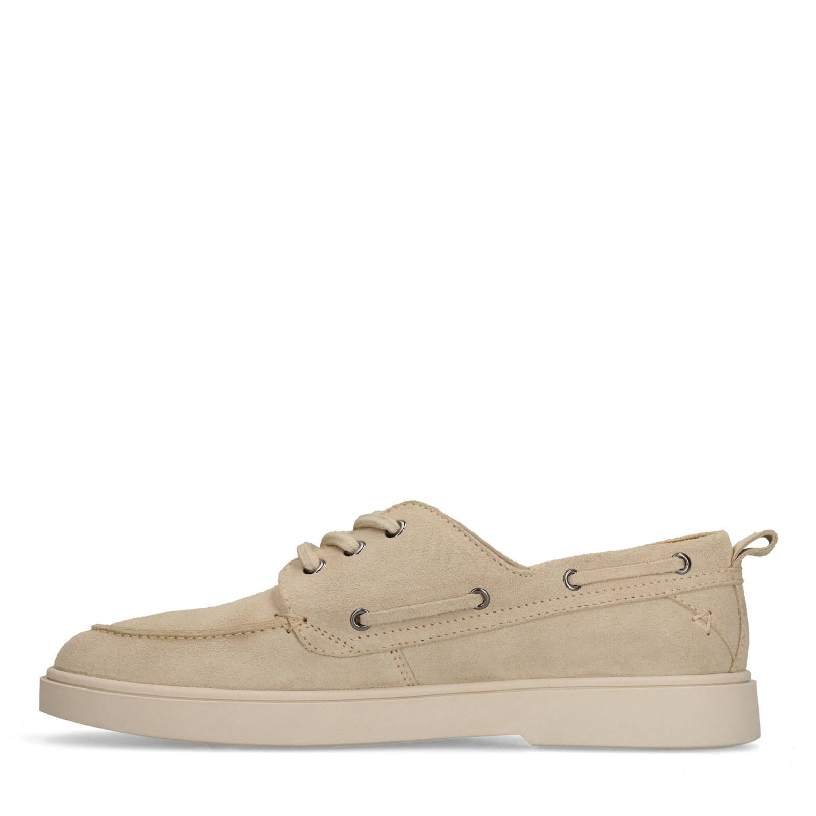 Beige suède bootschoenen