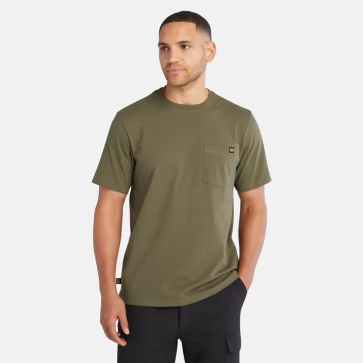 T-shirt à poche Timberland PRO Core pour homme en vert