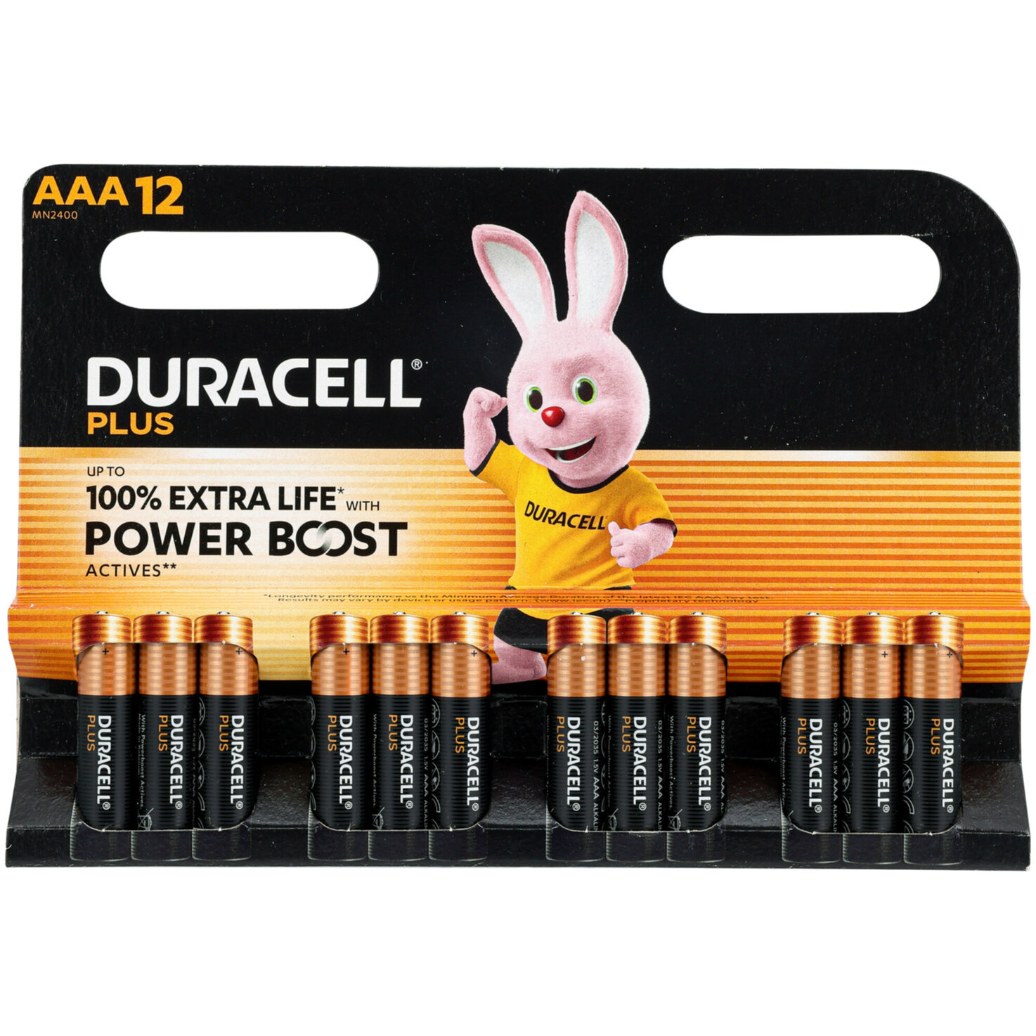 Duracell Batterien Plus AAA/LR03 12 Stück