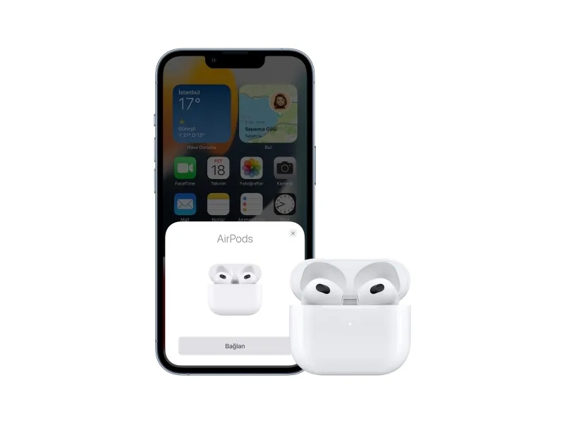 [OUTLET] - Apple AirPods (3rd generation) , Trådløs, Opkald/musik, Hovedtelefoner, Hvid