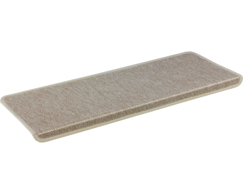 Rambo trapmattenset, beige, rechthoekig, 28x65 cm, 15-delig