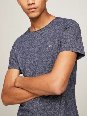 Camiseta de gola redonda com modelagem regular