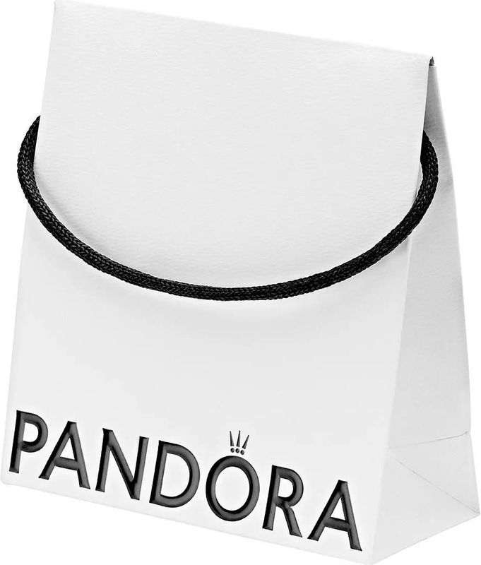 Pandora - Moments - Slangenschakelarmband - Zilver - Hartvormige Sluiting