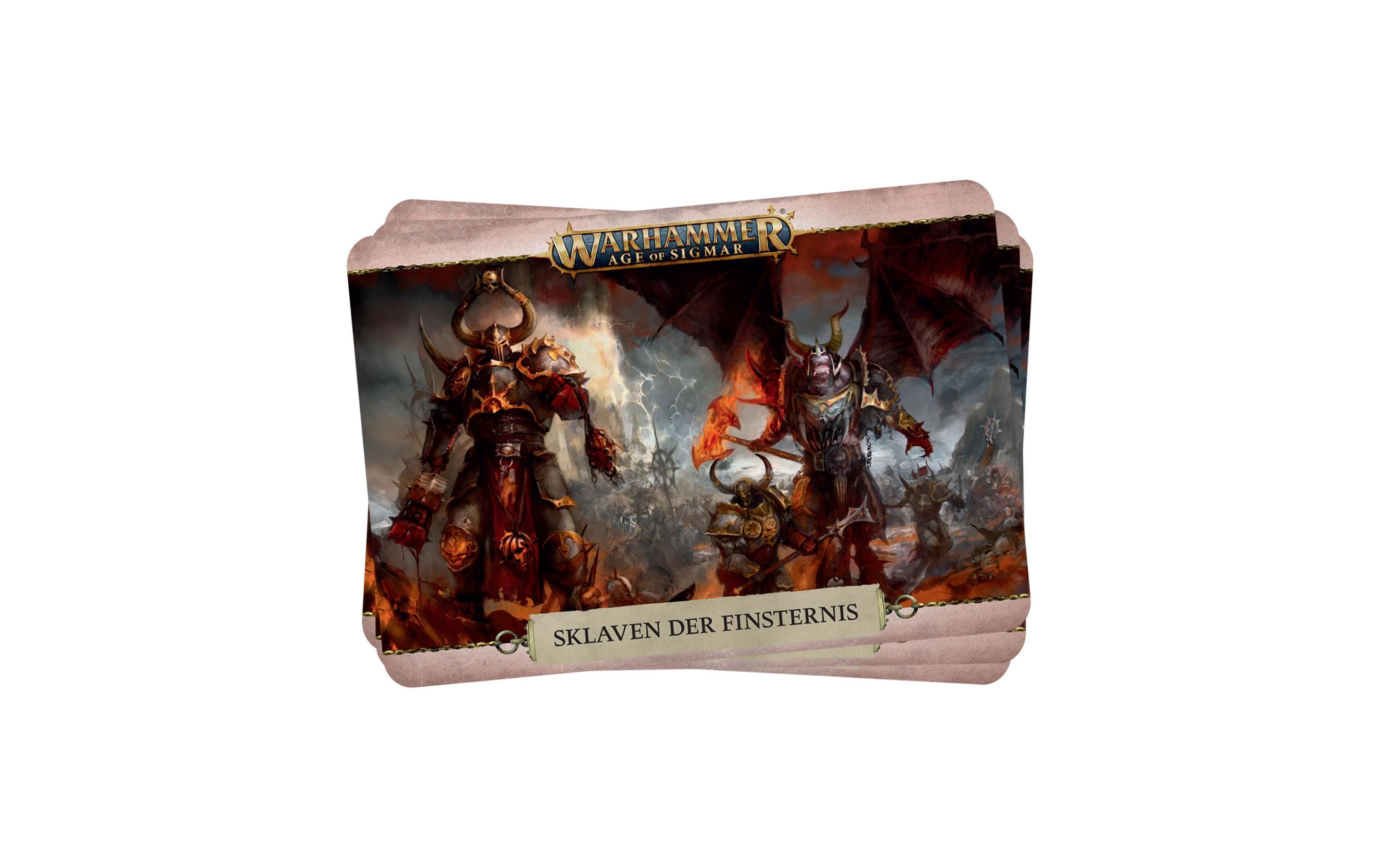 Warhammer Age of Sigmar Armeeset Finsterschwur, DE<br>Warhammer Age of Sigmar Miniaturen: Armeeset Slaves to Darkness Finsterschwur