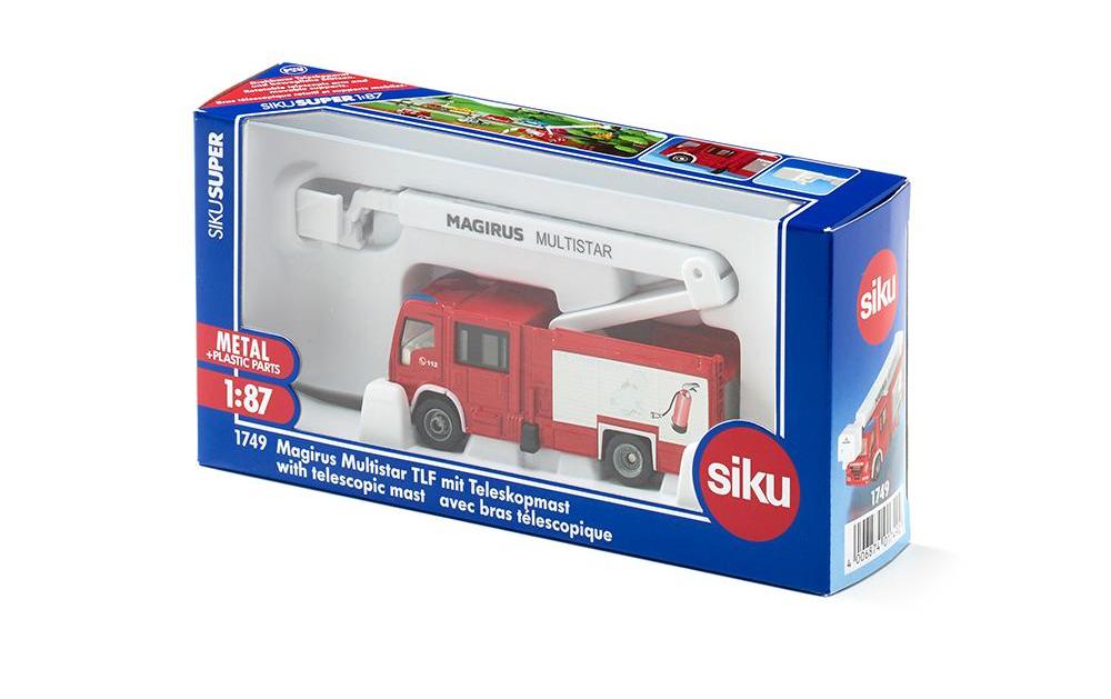 LKW Feuerwehr Magirus Multistar TLF 1:87H0 Feuerwehrauto Magirus Multistar TLF mit Teleskopmast