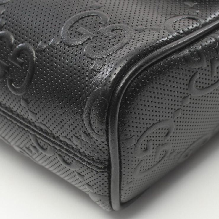 Gucci Vintage Gucci Messenger Bag Black