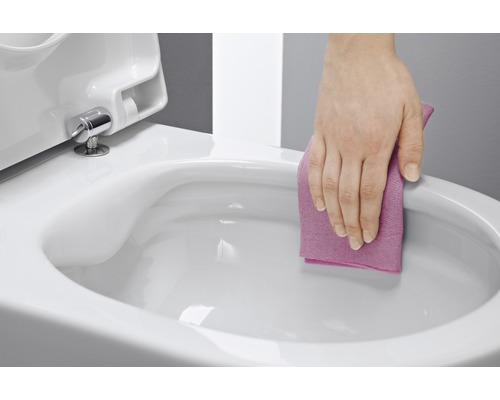 LAUFEN Wandcloset Pro, diepspoel, randloos, glanzend wit met toiletzitting H8669510000001