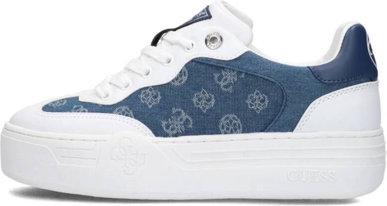 GUESS Dames Sneakers Swole2 Denim Blue Jeansblauw