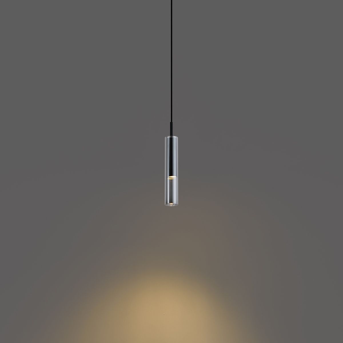 Moderne spot zwart met smoke glas voor railsysteem 1-fase - Slimline Loyce