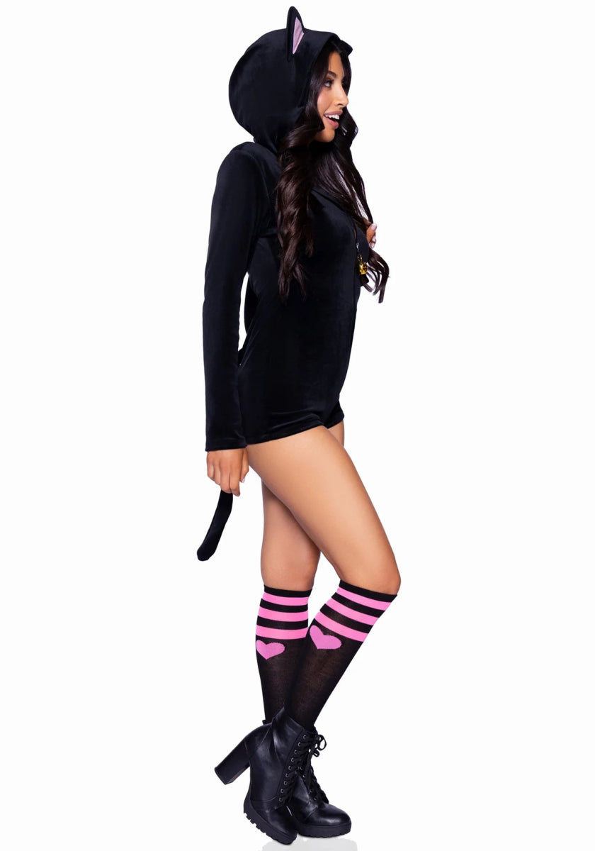Kat Kostuum Dames Bodysuit Leg Avenue