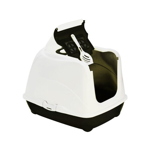 Moderna Kattentoilet Flip Cat - Zwart