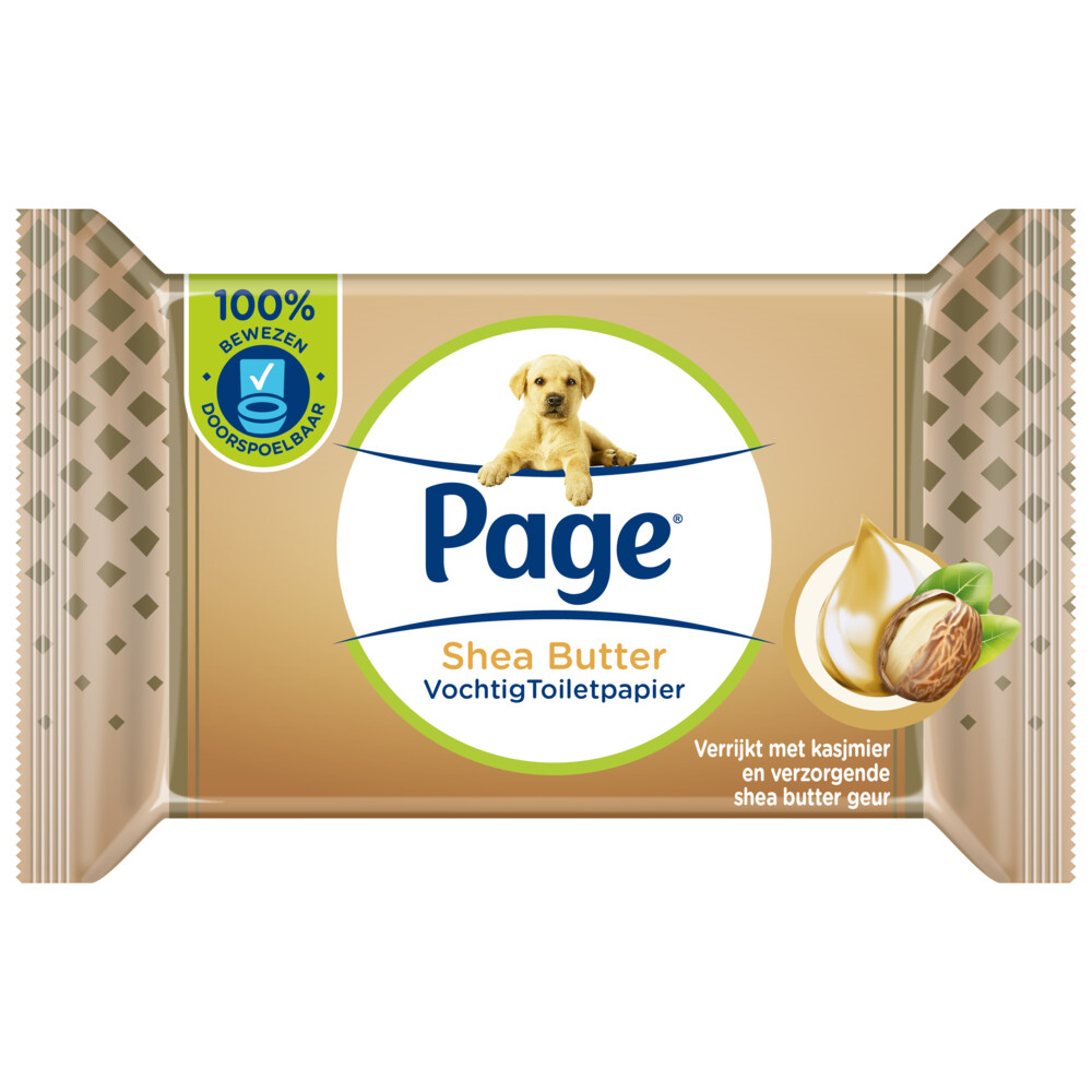 Page Vochtig Toiletpapier Shea Butter38 stuks