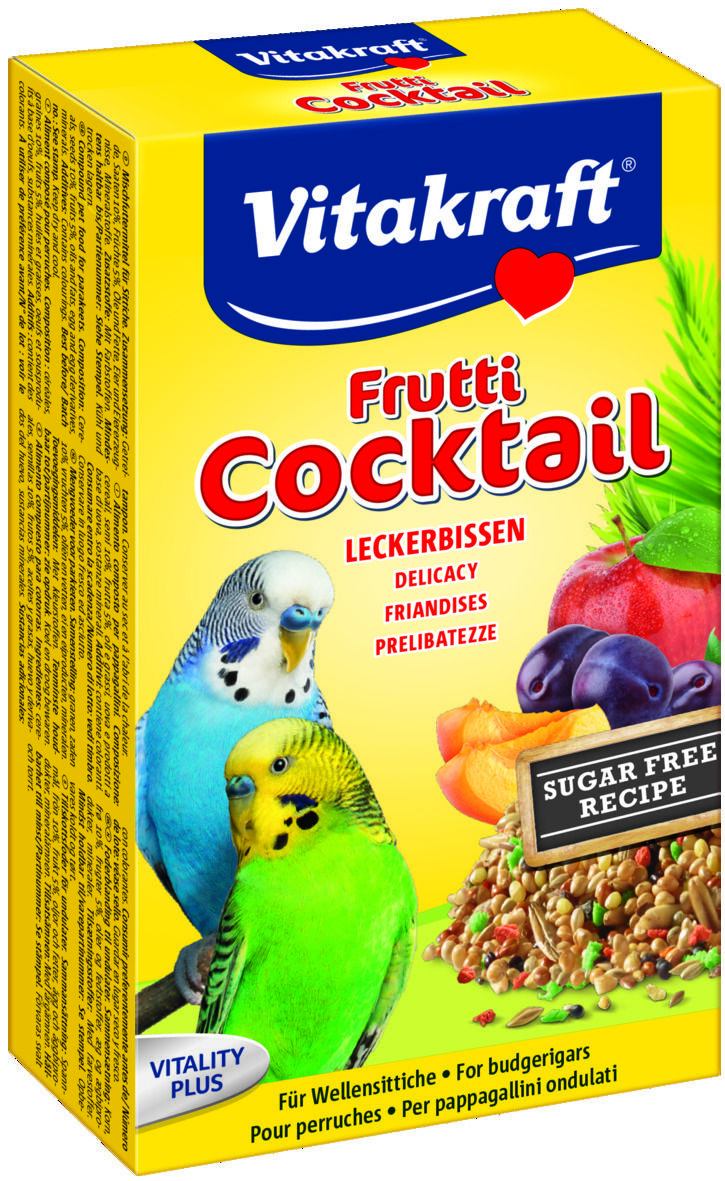 Vitakraft Fruitcocktail Parkiet - 200 Gram - Bijvoeding opgroei en mengelingen