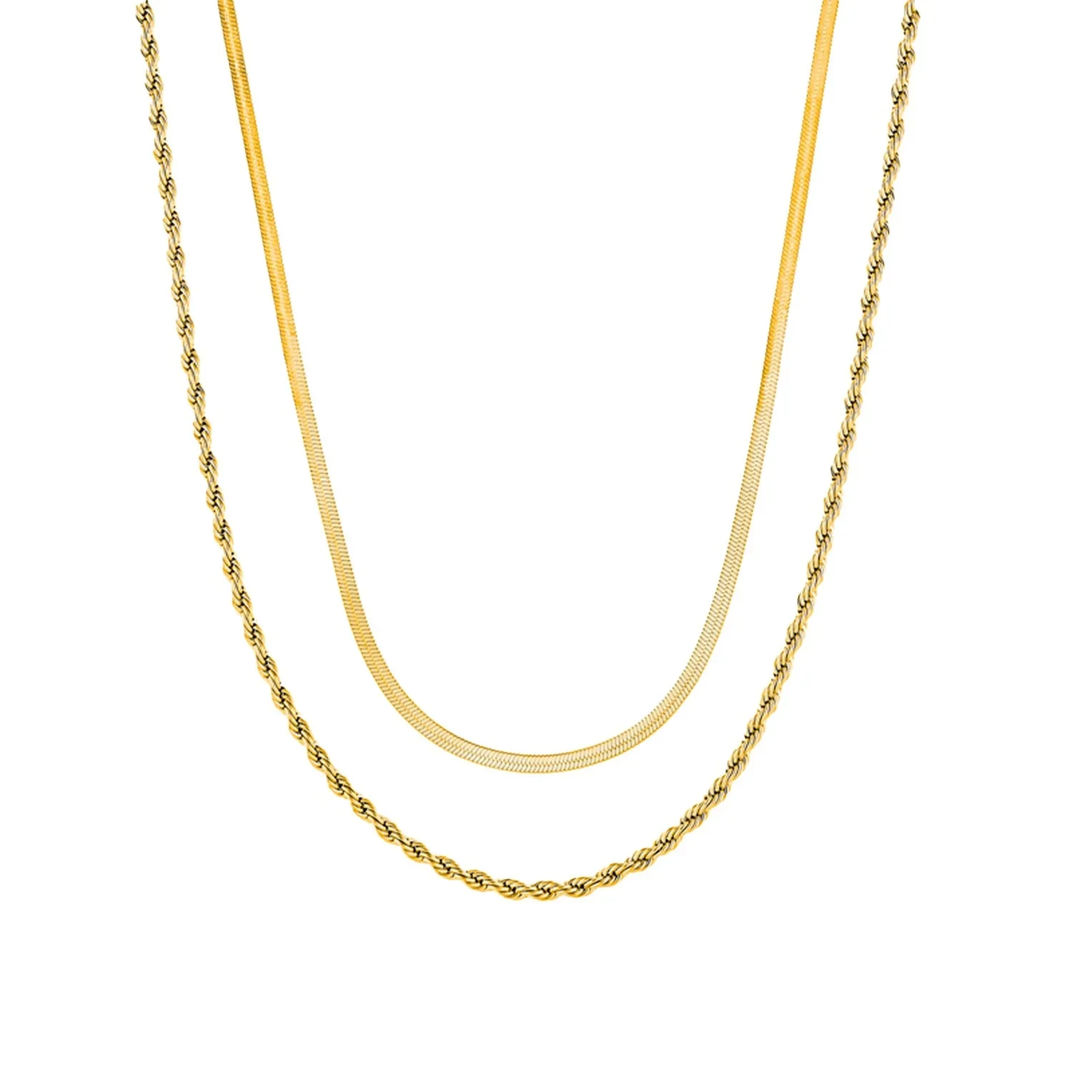 Esprit Snake Halskæde 18 kt. Forgyldt Messing S.88768736NL