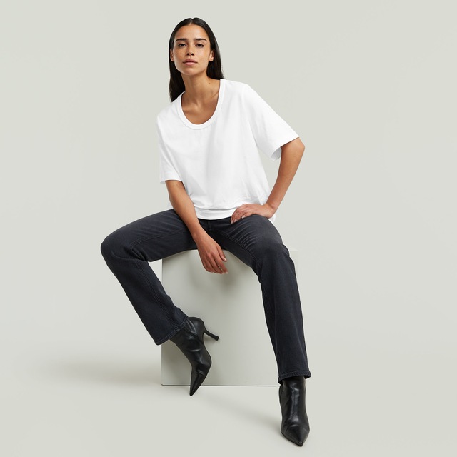 G-STAR Straight-Jeans »Iggie Wmn«, Mid Rise