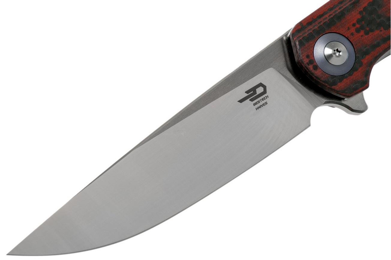 Bestech Ascot Red G10 & Carbonfiber BG19F zakmes