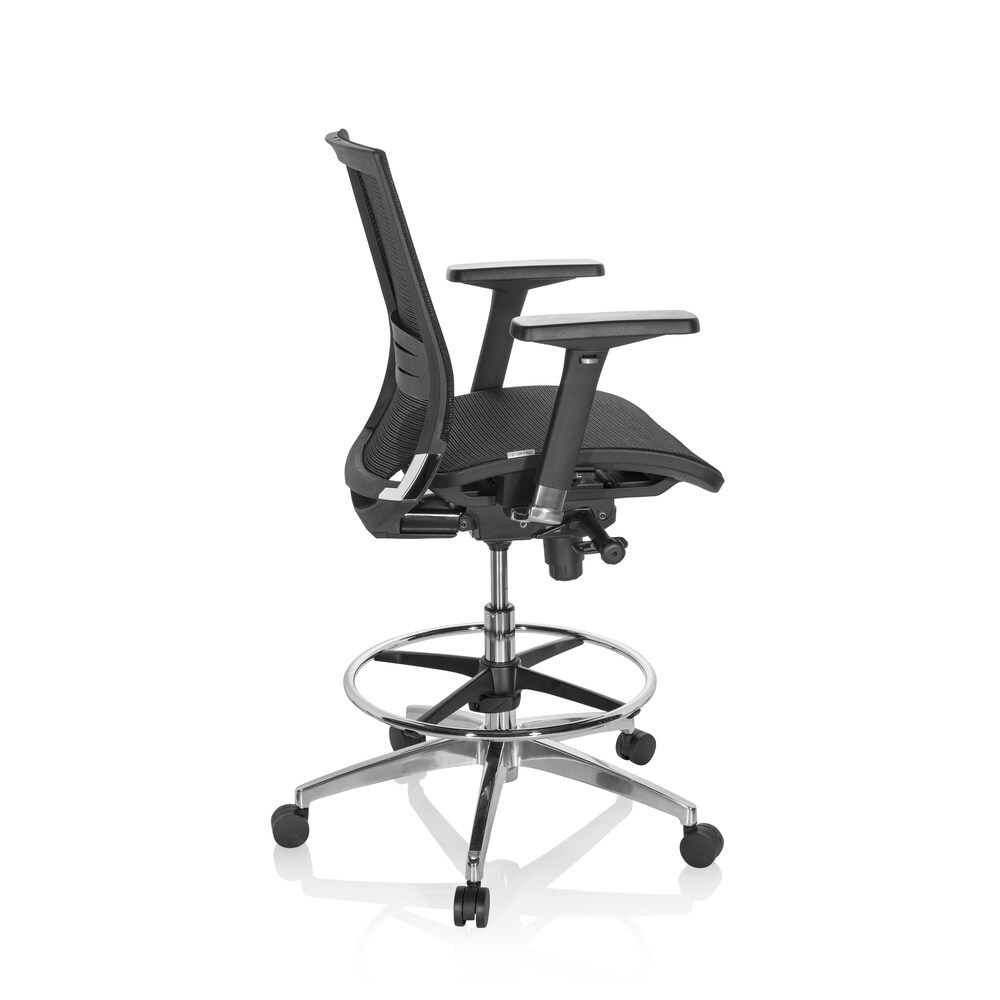 Counterstuhl TOP WORK 78 Netzstoff mit Armlehnen (höhenverstellbar) hjh OFFICE