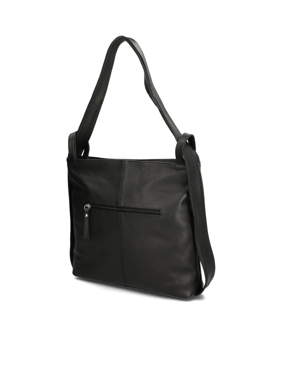 Glattleder Hobo Bag