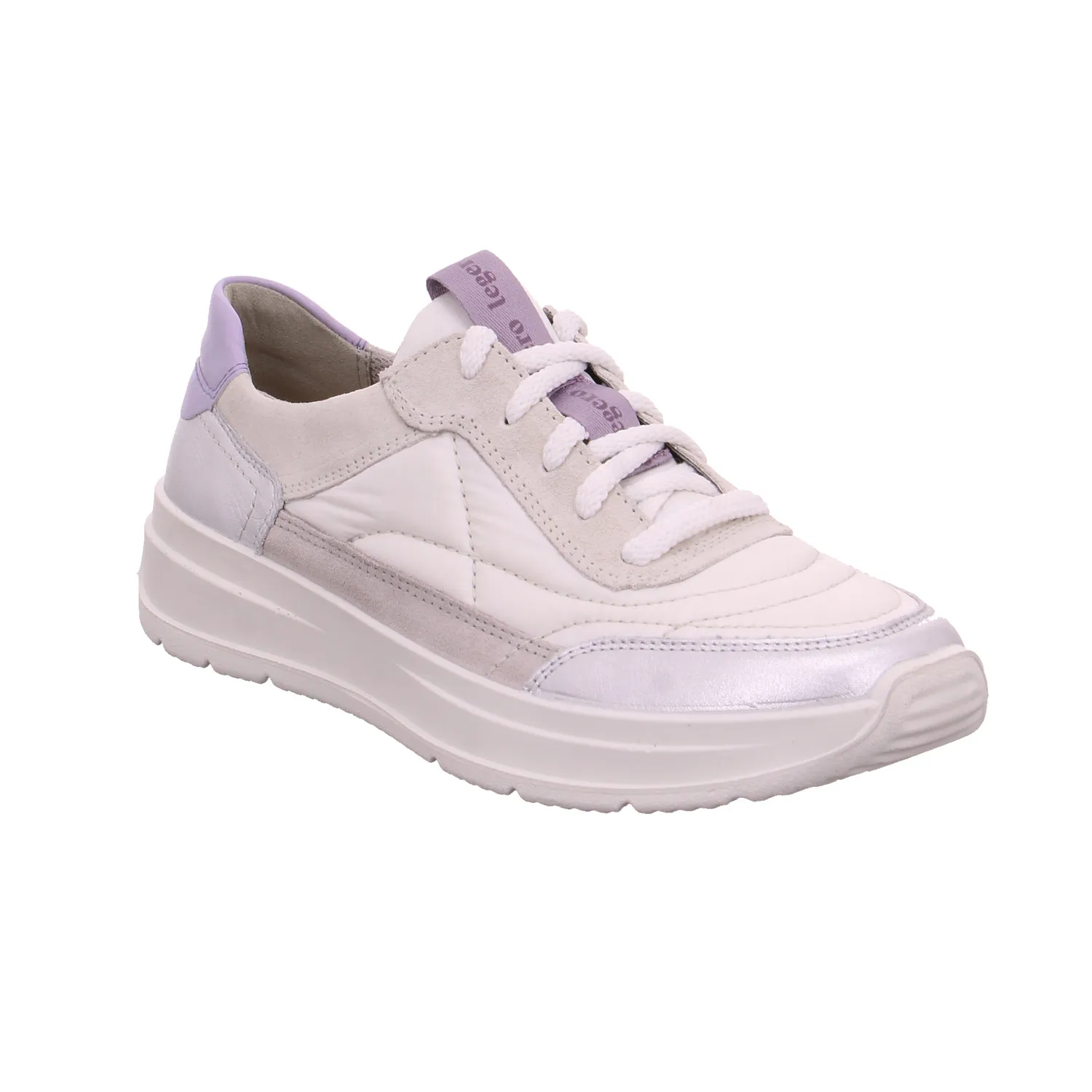 LEGERO Schnürschuh Offwhite Textil  
