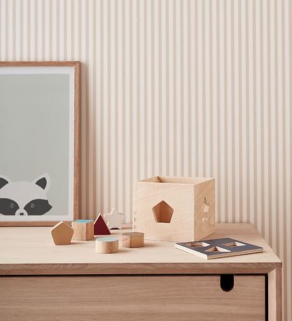 Kids Concept Formensortierbox - Aiden - Holz/Bunt