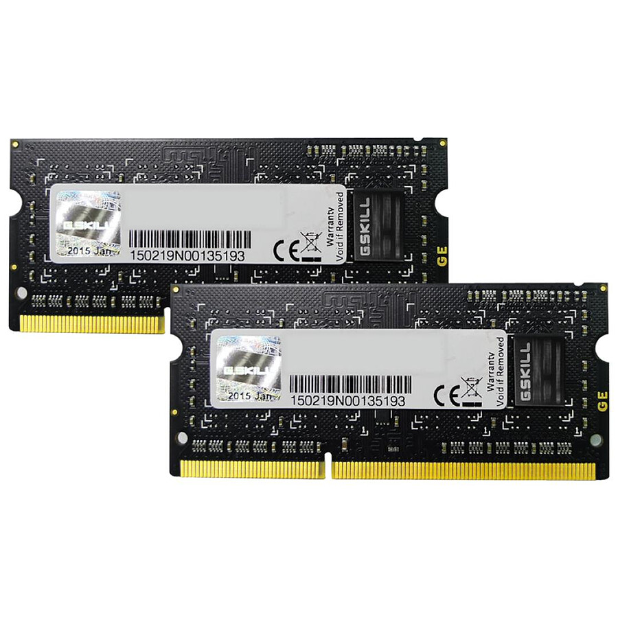 G.Skill SO-DIMM DDR3 2 x 4 Go 1066 MHz SQ CAS 7