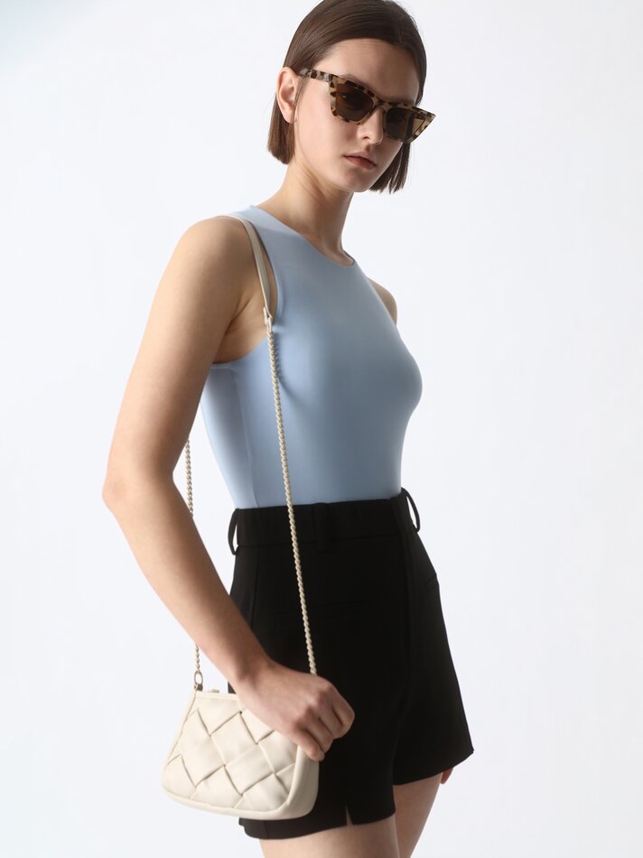 Calções com bolsos - Preto