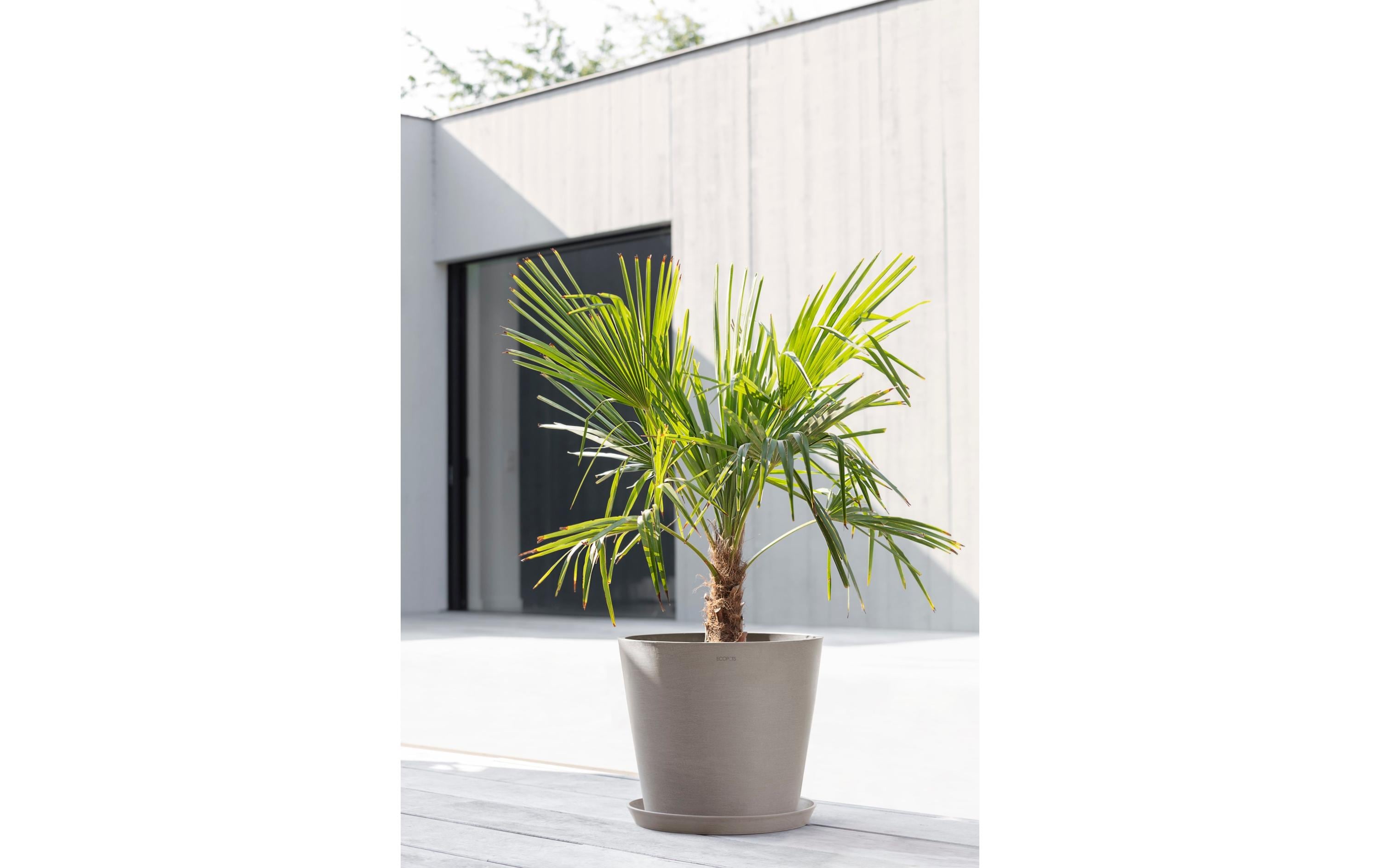 Pflanzentopf Amsterdam 40, French TaupeRobuster und langlebiger Blumentopf