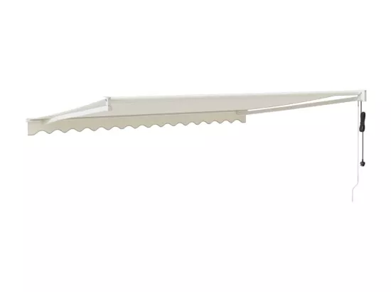 Auvent rétractable automatique crème 4x3