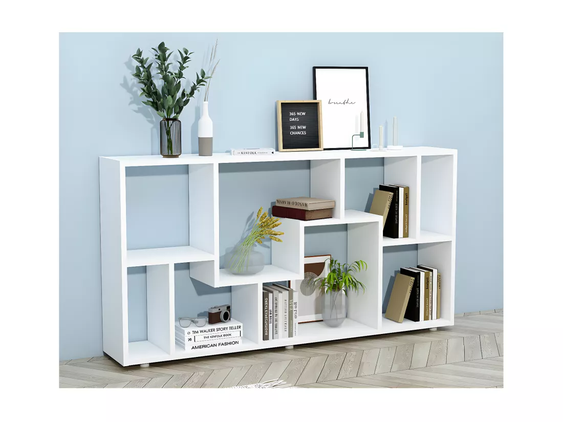 Étagère Séparation de pièce Bibliothèque Lanisa L