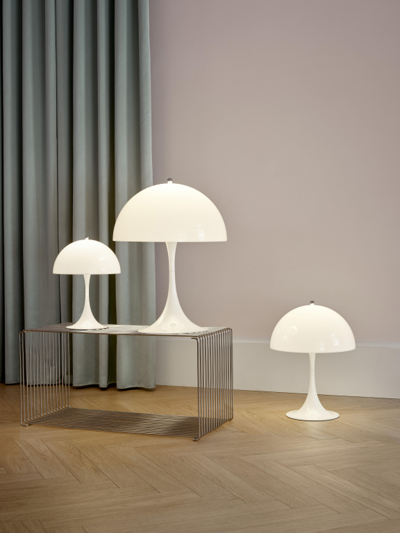 Louis Poulsen Panthella tafellamp Ø25 LED koraal