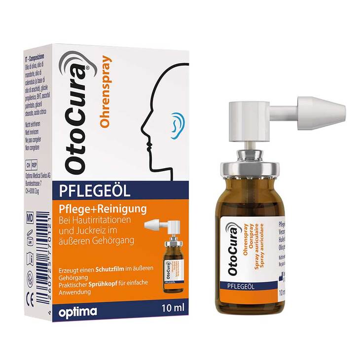 OtoCura® Ohrenspray Pflegeöl, 10 ml