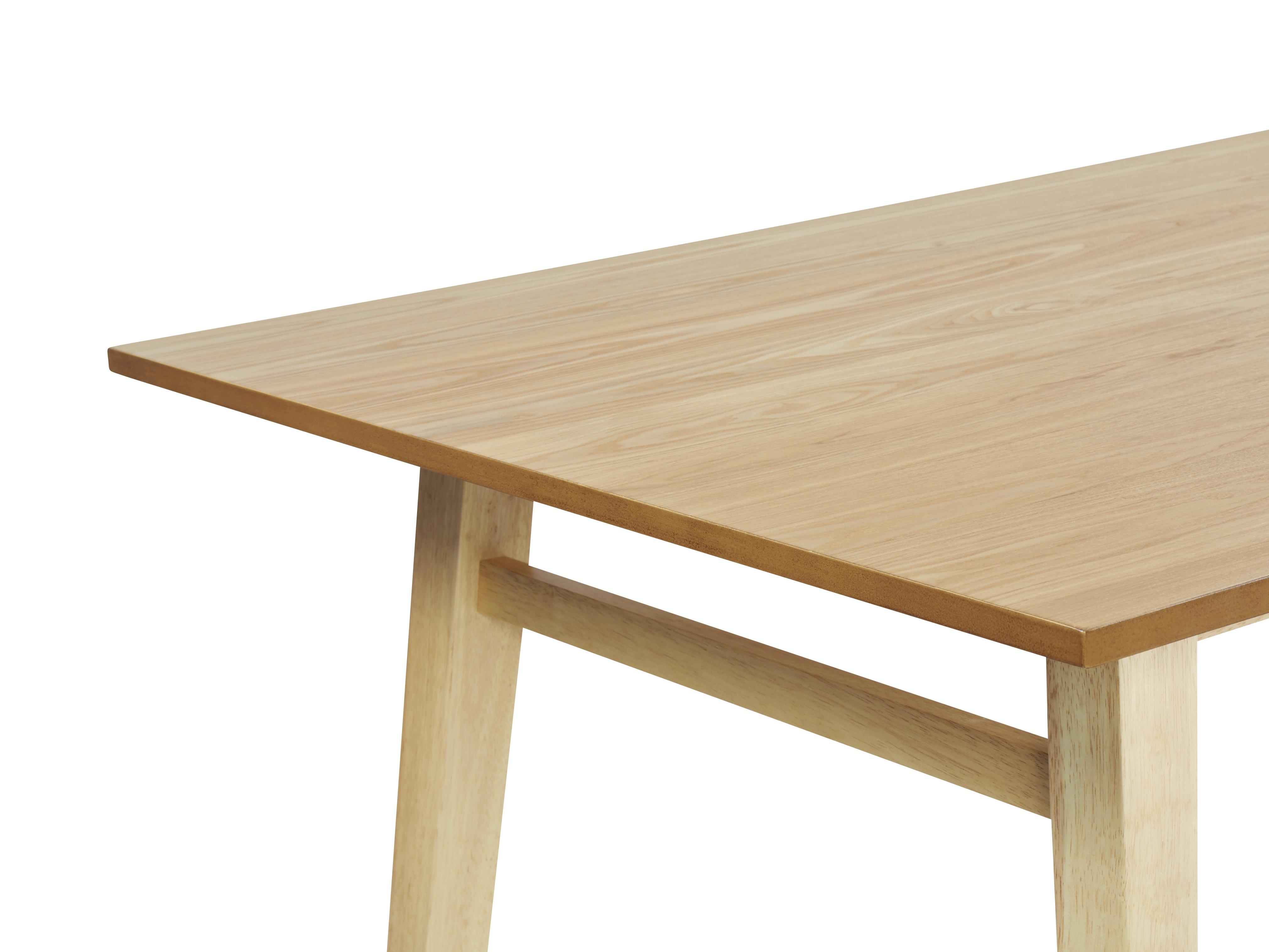 Eettafel VARLEY Natuurlijk essenhout 90 cm 150 cm