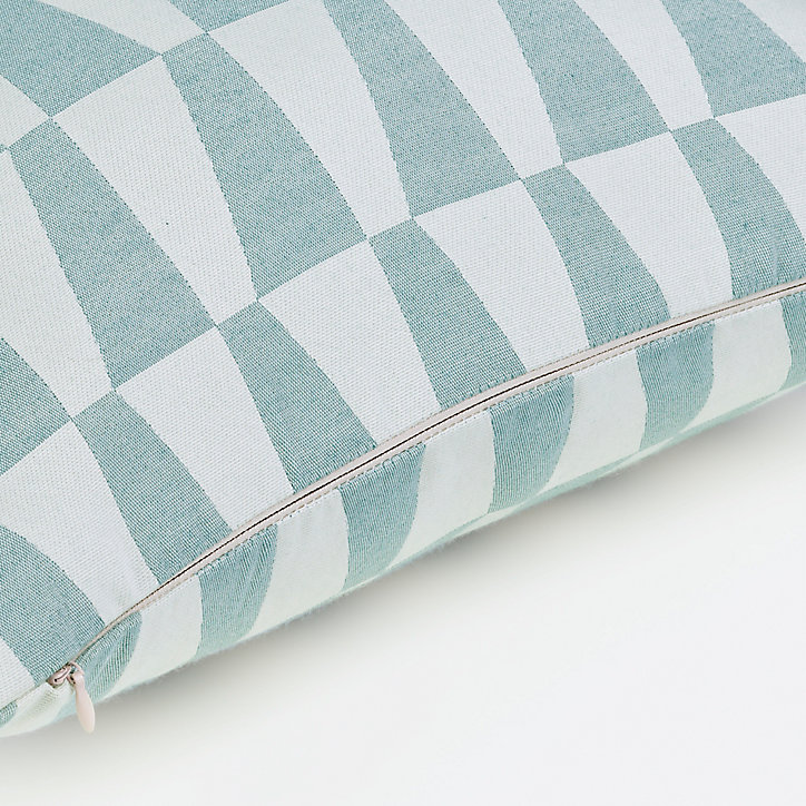 Coussin GoodHome Lindi vert 45 x 45 cm