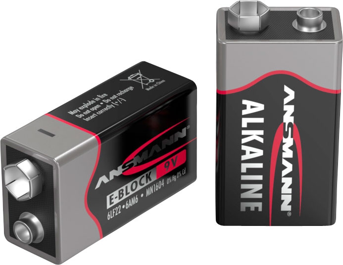 Ansmann Alkaline 6LR61 E Block Batterie 9 V