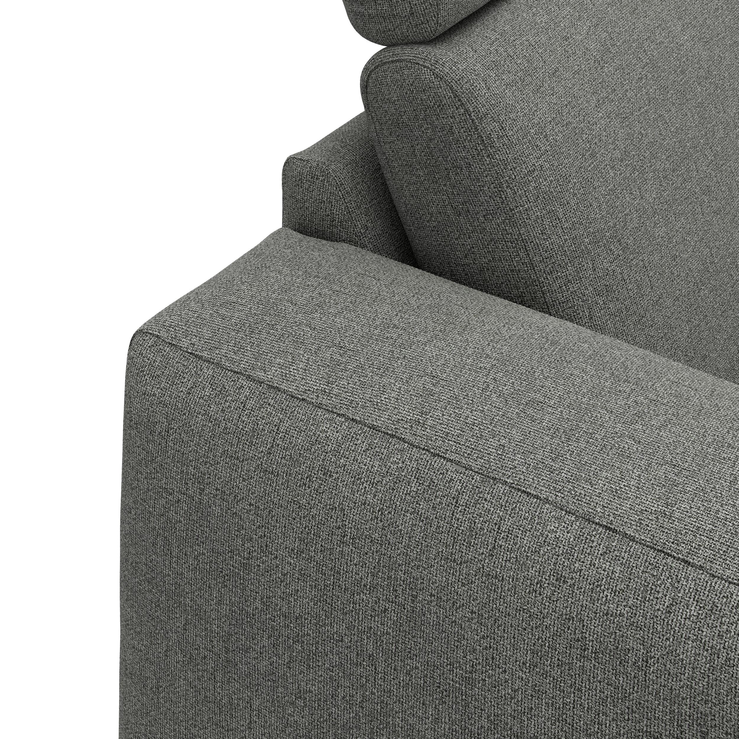 Remus højrevendt sofa med pufafslutning